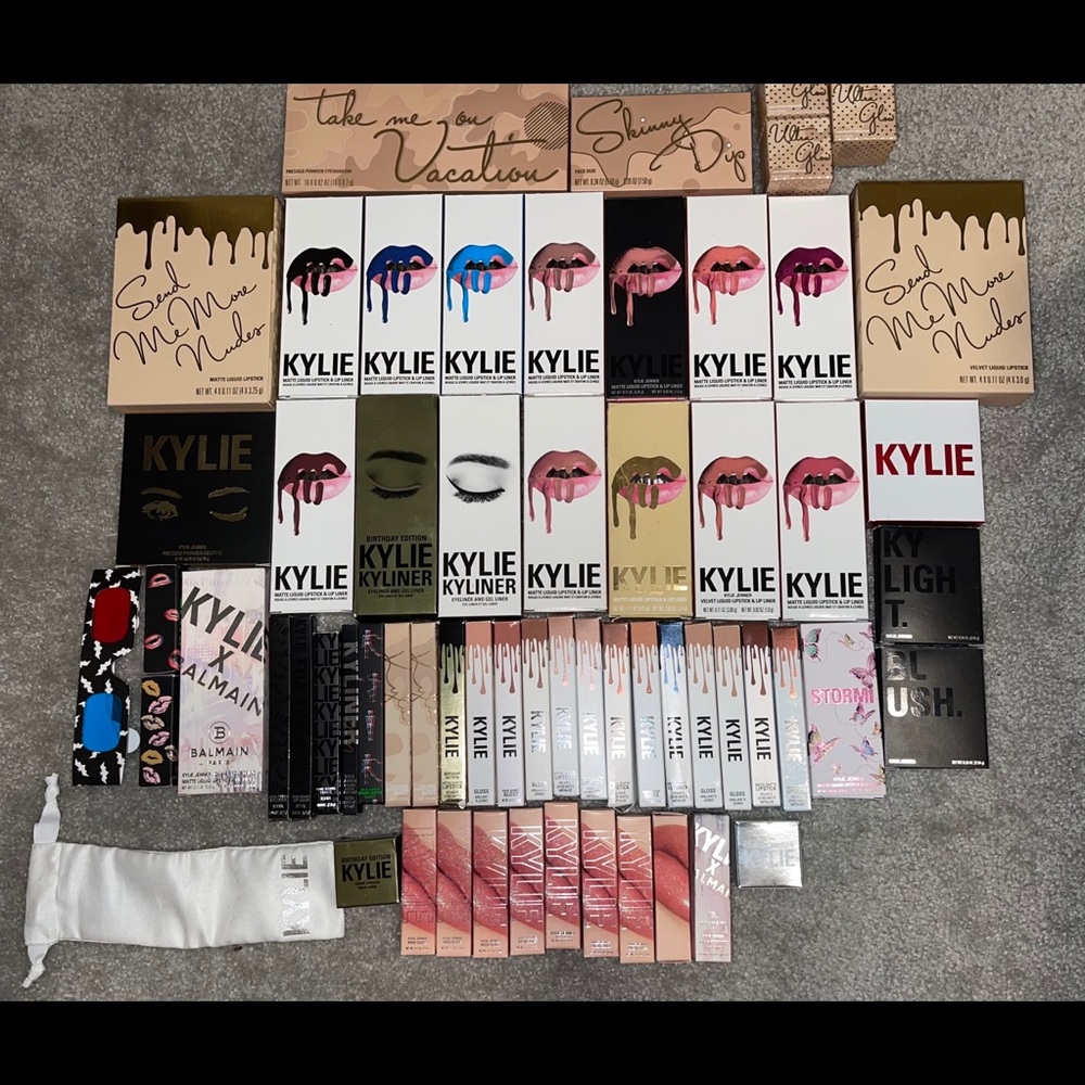 KYLIE COSMETICS COLLECTION BUNDLE OF EMPTY BOXES